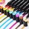 60 Colors Upgraded Alcohol Marker Set, Brush Chisel Double Head Art Marker for Artists Adult Coloring, Sketching, Painting, Comes with Storage Bag